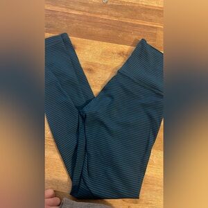 Lululemon Striped Blue Leggings